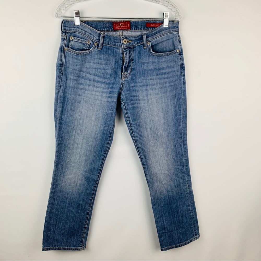 Lucky Brand Sweet Crop Jeans Medium Wash